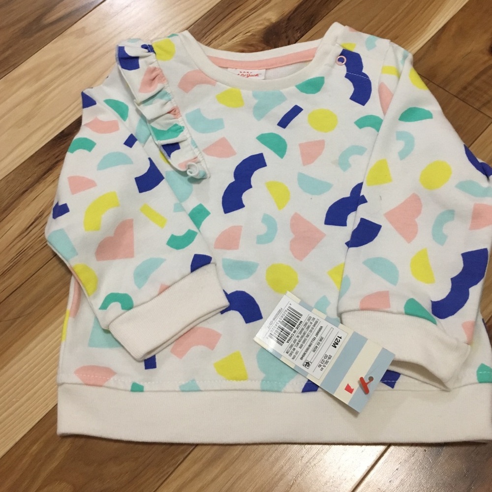 Two piece Cat & Jack baby Tutu pants w/ Sweatshirt